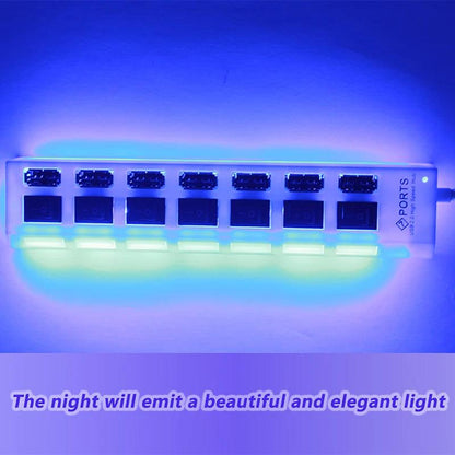 PurpleFlow RadianceHub - USB 2.0 Hub with Illumination™