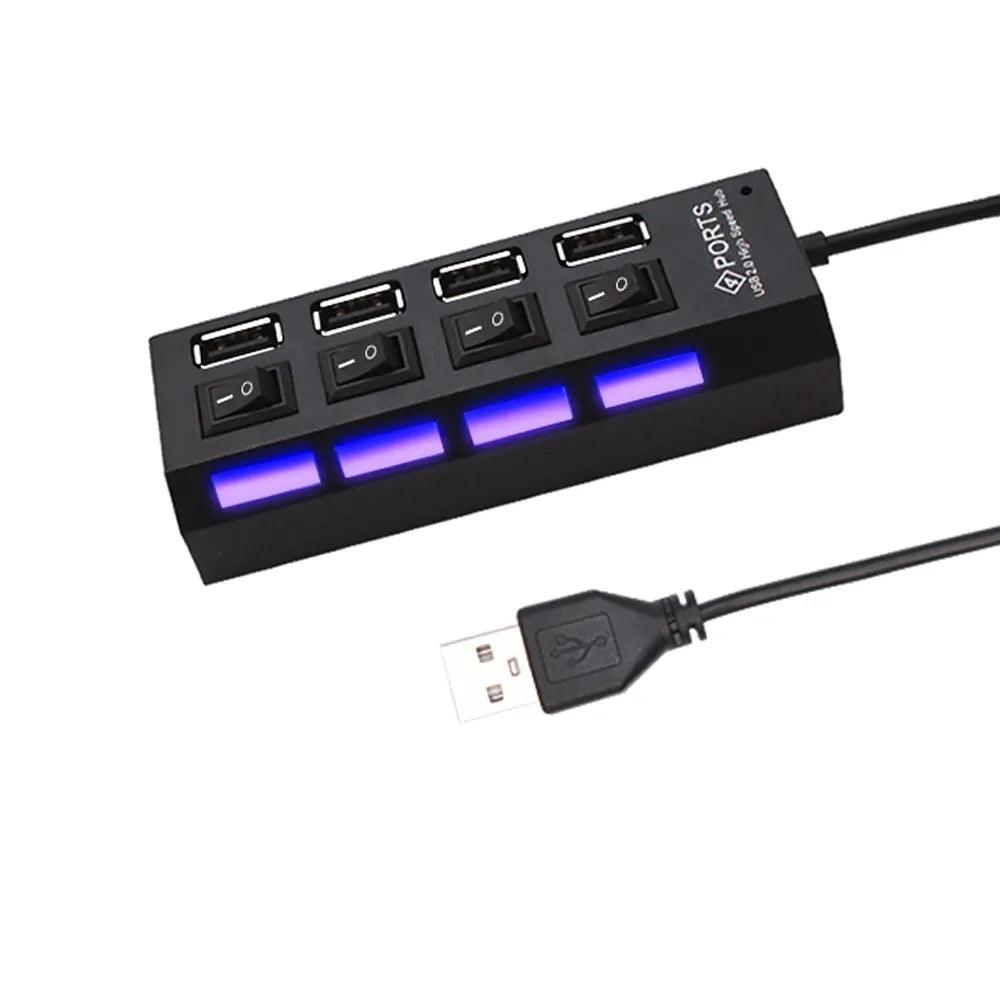 PurpleFlow RadianceHub - USB 2.0 Hub with Illumination™