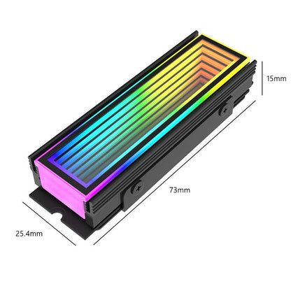 Arctic Fusion M.2 SSD Cooler: Aluminum ARGB Radiator