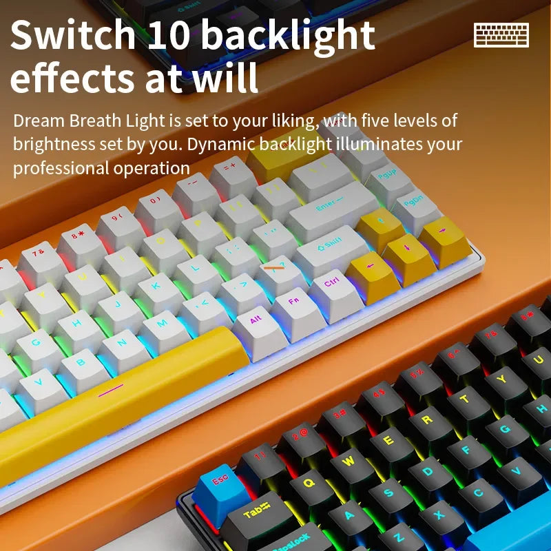 LuminarFlow ProMech™ Wired Mechanical Keyboard