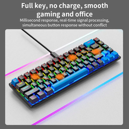 LuminarFlow ProMech™ Wired Mechanical Keyboard